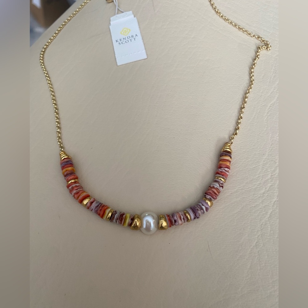 Kendra Scott Lila necklace in pastel mix - Picture 2 of 4
